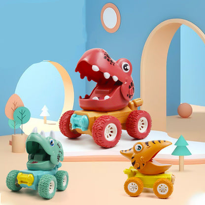 Kids' Push & Slide Animal Toy | Dinosaurs, Owl, Snail & More
