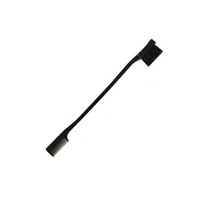 Beauty Double Side Edge Control Hair Comb Hair Brush Eyebrow Brush Hair Styling Salon Hair Accessories Random Color