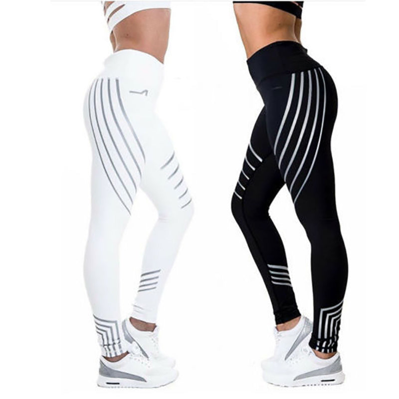 Women Workout Leggings Pants Women Leggings Women Fitness Night Glowing All Season Ladies Fitting High West Sport leggings