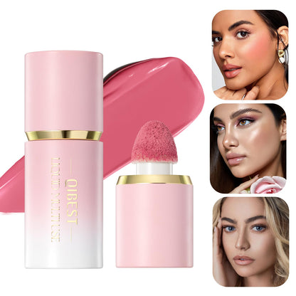 3 Pack Liquid Contour & Highlighter & Blush Makeup Set, Long Lasting Natural Weightless Buildable Contouring Bronzer Blusher Stick Beauty Wand Liquid Highlighter Makeup (Set A)