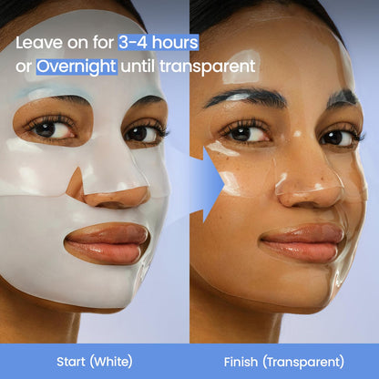 BIODANCE Bio-Collagen Real Deep Face Mask 4 Pcs | Hydrogel Overnight Mask | Pore Minimizing and Elasticity Improvement | Korean Face Mask for Glass Skin | Korean Skincare