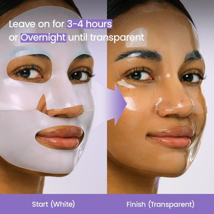 BIODANCE Bio-Collagen Real Deep Face Mask 4 Pcs | Hydrogel Overnight Mask | Pore Minimizing and Elasticity Improvement | Korean Face Mask for Glass Skin | Korean Skincare