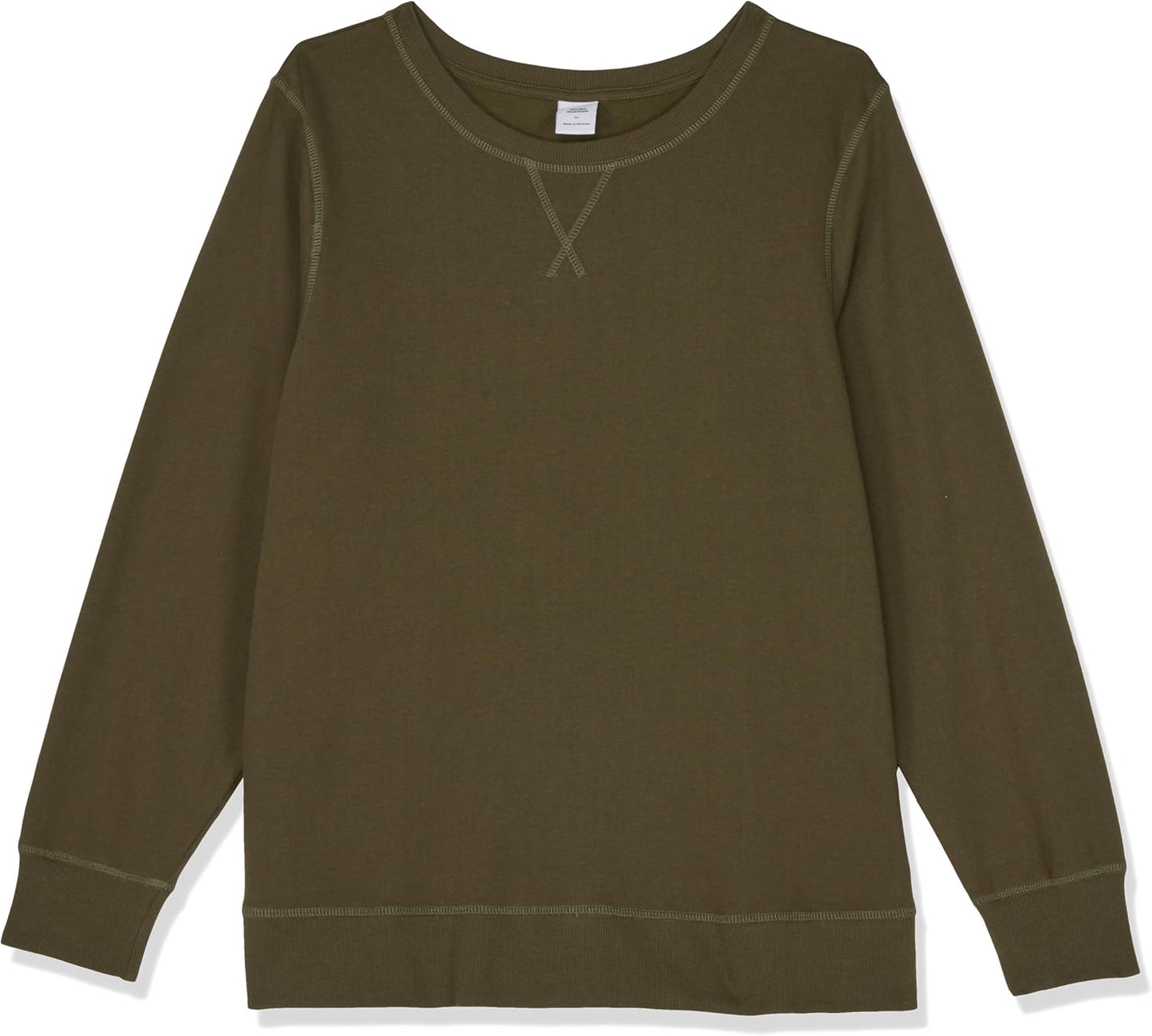 Essentials Women's Fleece Crewneck Pullover Sweatshirt (Available in Plus Size)