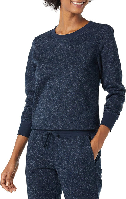 Essentials Women's Fleece Crewneck Pullover Sweatshirt (Available in Plus Size)