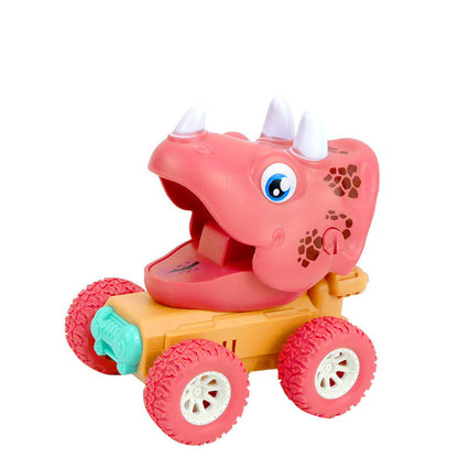 Kids' Push & Slide Animal Toy | Dinosaurs, Owl, Snail & More