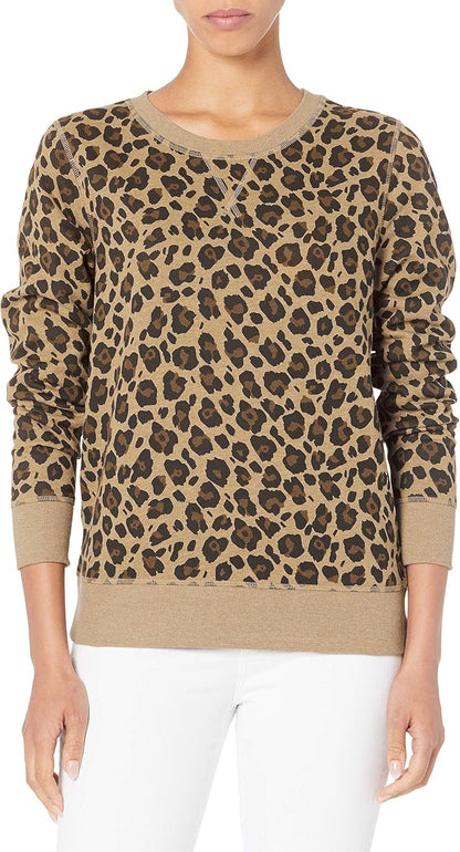 Essentials Women's Fleece Crewneck Pullover Sweatshirt (Available in Plus Size)
