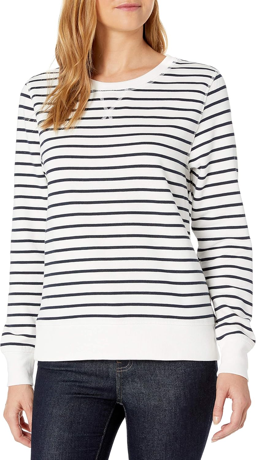 Essentials Women's Fleece Crewneck Pullover Sweatshirt (Available in Plus Size)