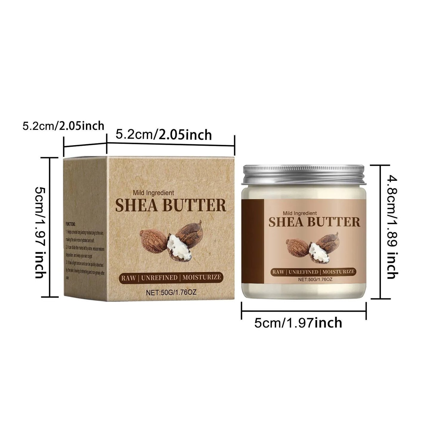 Shea Butter Moisturizing Cream Moisturizer, Evens Out Skin Tone Effective Melanin Natural Melanin Natural Botanical Products
