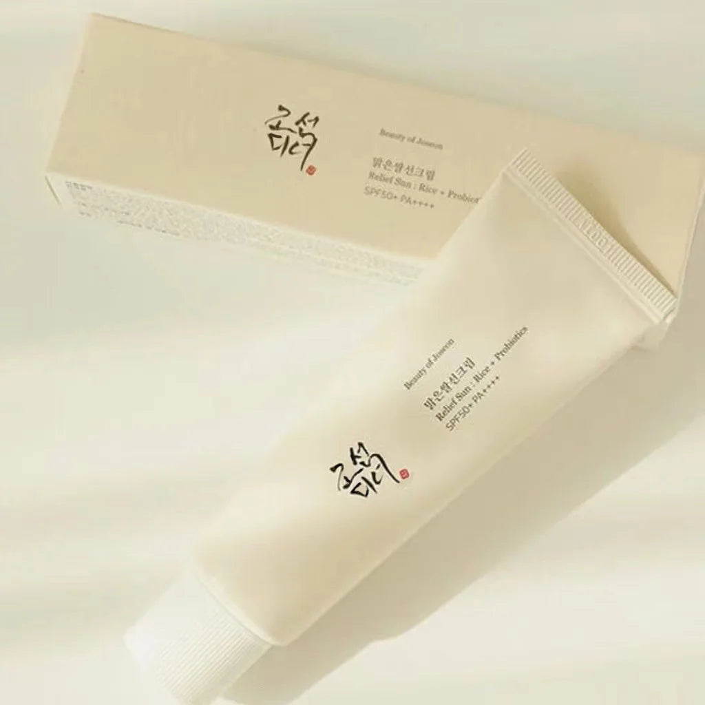 Sunscreen Korean Rice Probiotic Solar Blocker SPF50+ Skin Whitening Cream Anti UV Sun Lotion Facial Mild Moisturizer Serum 50ml