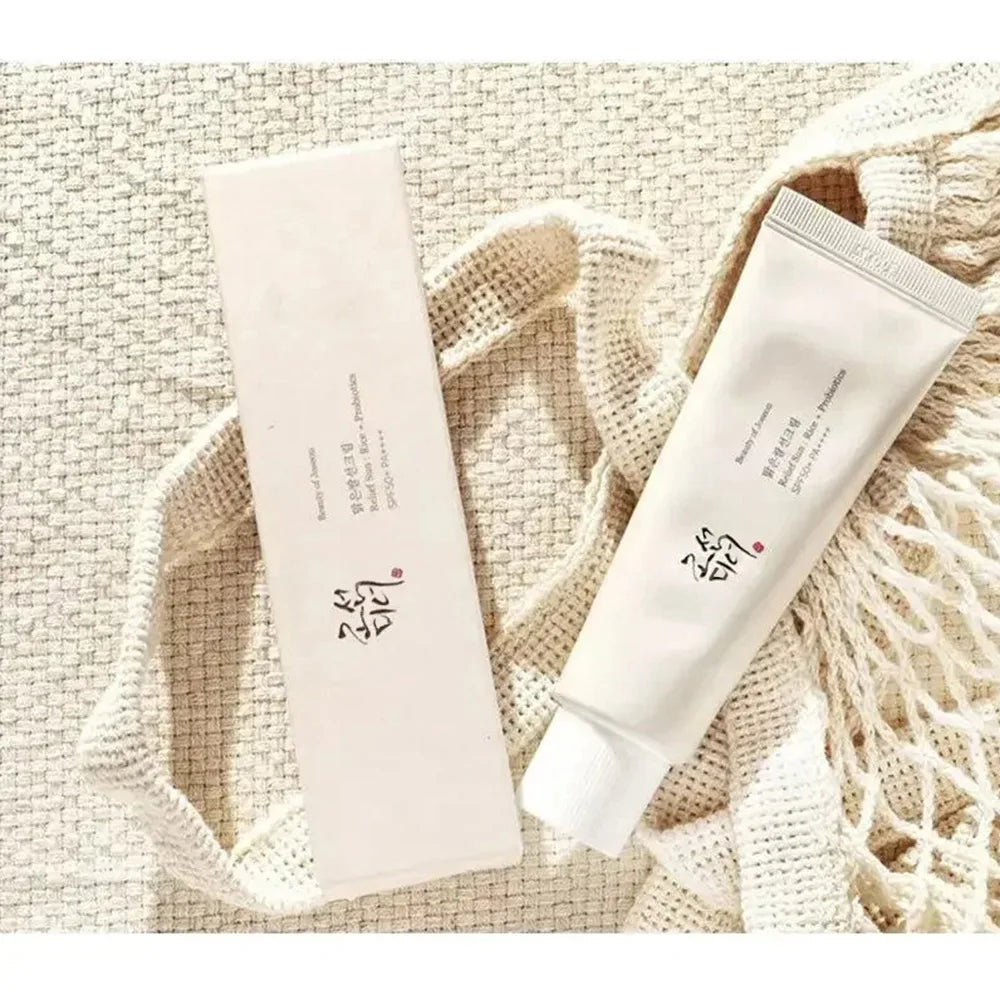 Sunscreen Korean Rice Probiotic Solar Blocker SPF50+ Skin Whitening Cream Anti UV Sun Lotion Facial Mild Moisturizer Serum 50ml