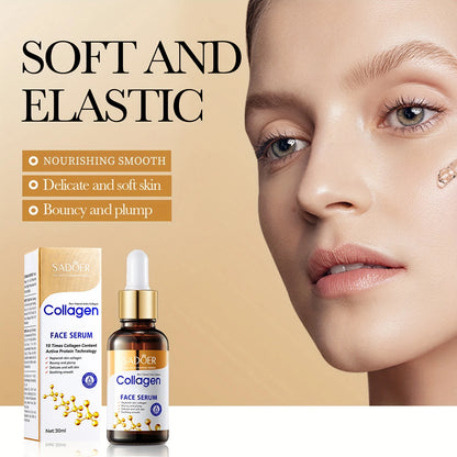 Collagen Skin Care Set, 6Pcs Face Care Sets for Women, Firming Skin, Smooth skin, Hydrating Skin Care Set Include Serum Face Cre