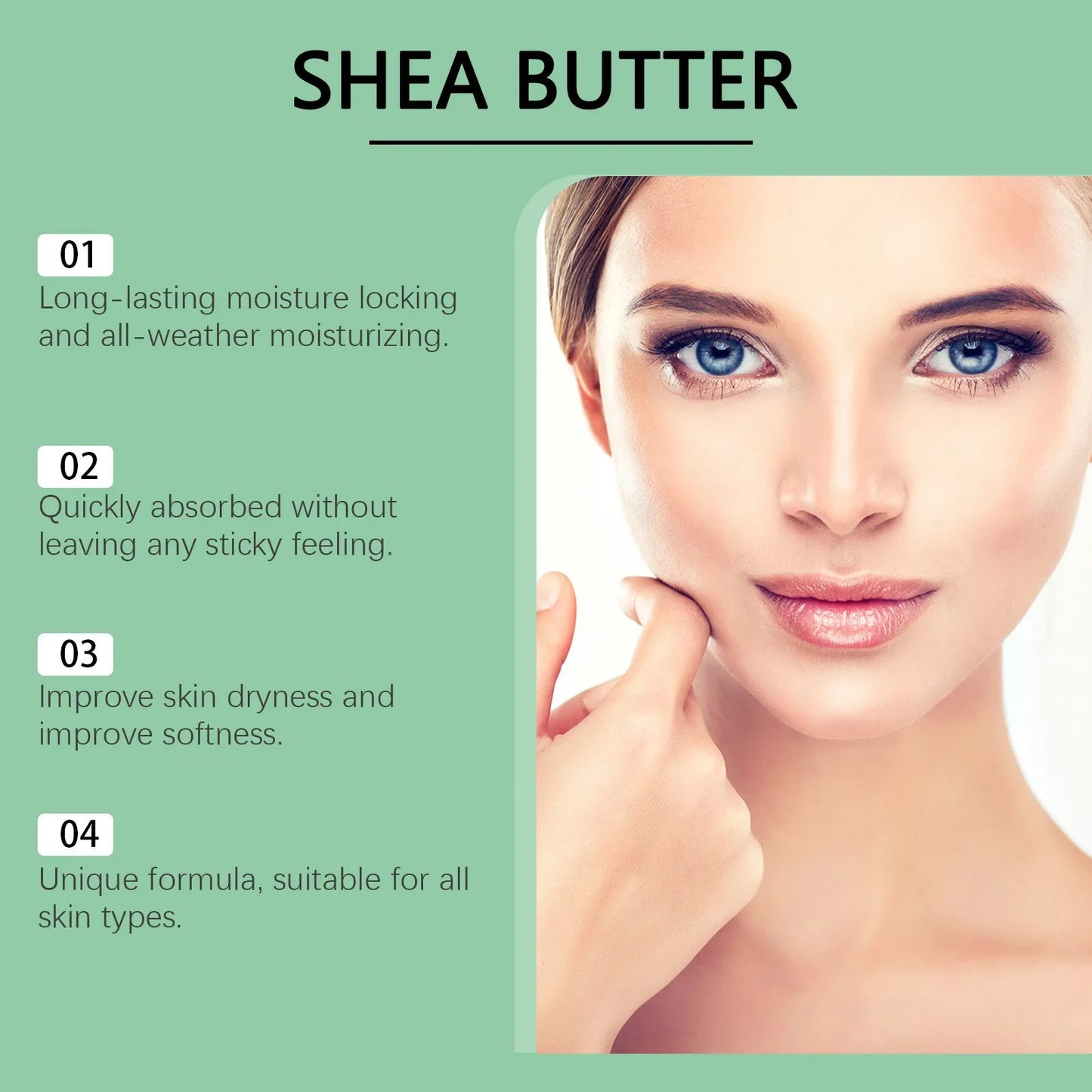 Shea Butter Moisturizing Cream Moisturizer, Evens Out Skin Tone Effective Melanin Natural Melanin Natural Botanical Products