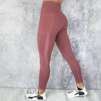 High West Tommy Control Pocket Yoga Fitness Solid Sport Yoga Pants