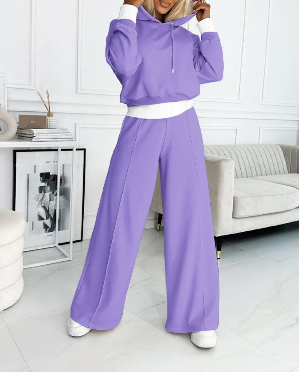 Women's Hoodie & Sweatpants Co-ord Set | Sporty Casual Two-Piece Lounge Outfit