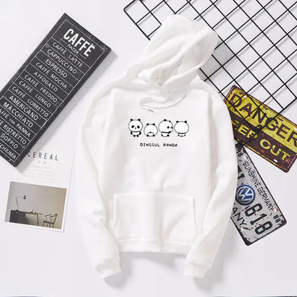 Couples' Cartoon Hoodie | Fleece Pullover Sweatshirt for Him & Her