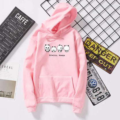 Couples' Cartoon Hoodie | Fleece Pullover Sweatshirt for Him & Her